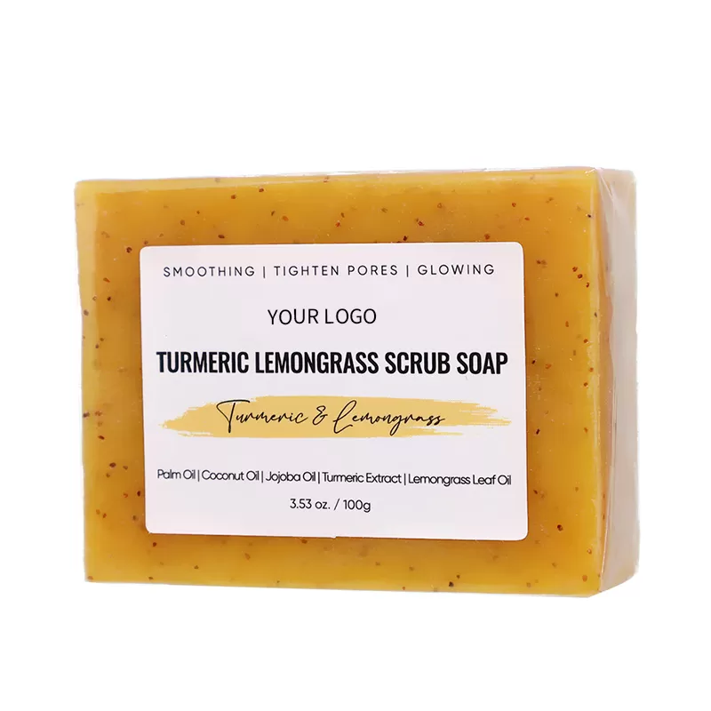 Turmeric Lemongrass Scrub Soap image
