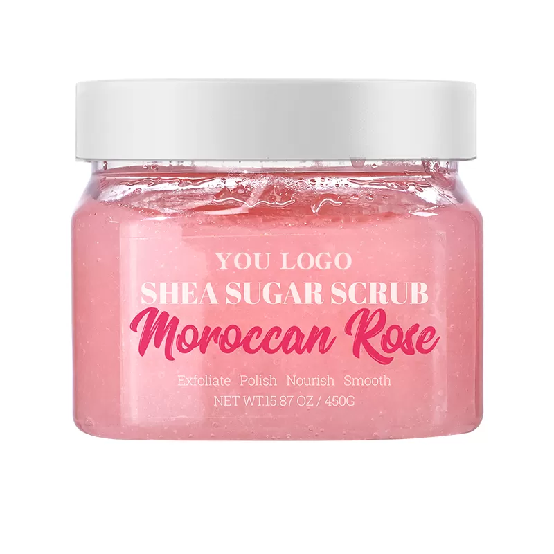 Shea Sugar Scrub (Moroccan Rose) image