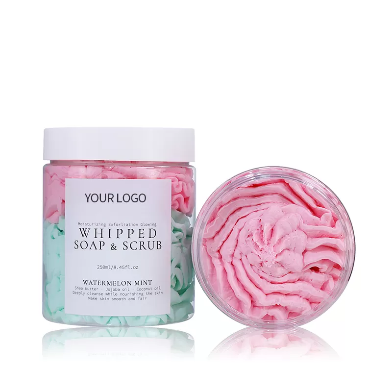 Watermelon mint whipped soap image