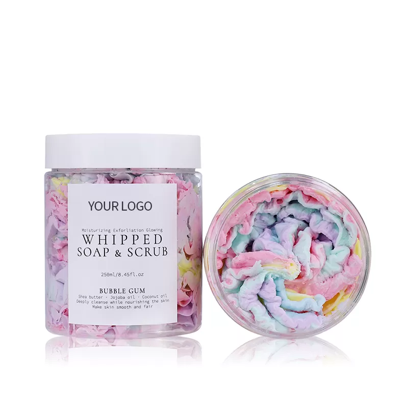 Bubble gum whipped soap image