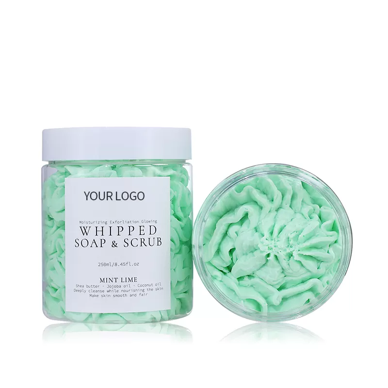 Mint lime whipped soap image