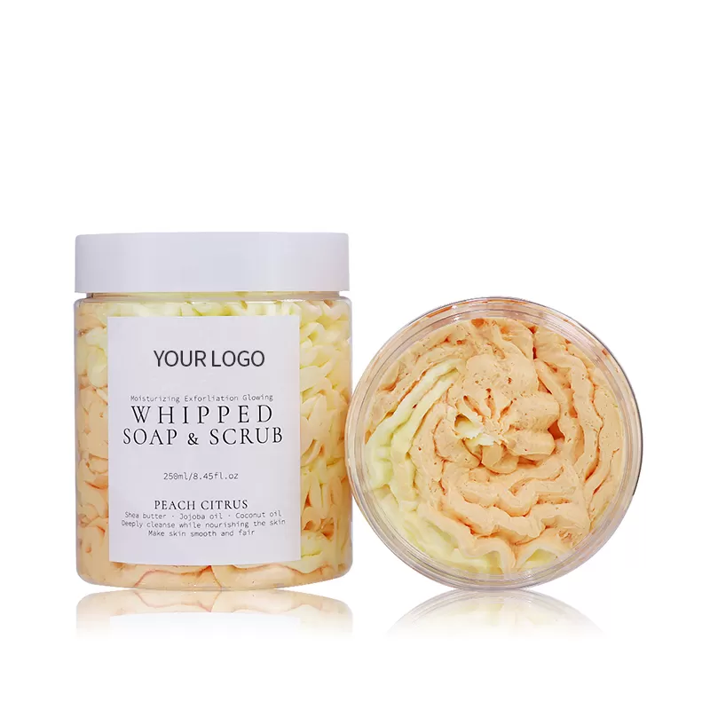 Peach citrus whipped soap image